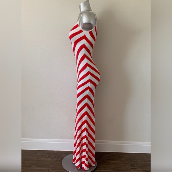 **SOLD**  Emerson Thorpe Bias Striped Maxi - Picture 5 of 8